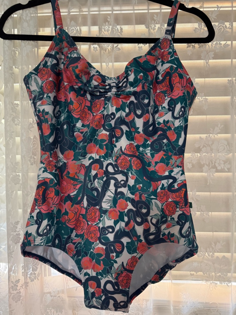 LUCKY LEO women’s leotard year of the snake HARMONY design LIKE NEW ballet leg